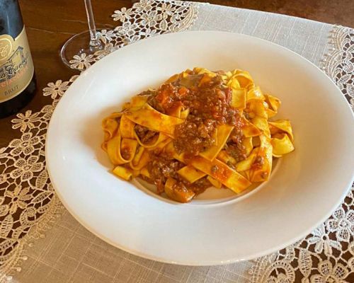Pappardelle - Primo piatto - Cascina Carretto