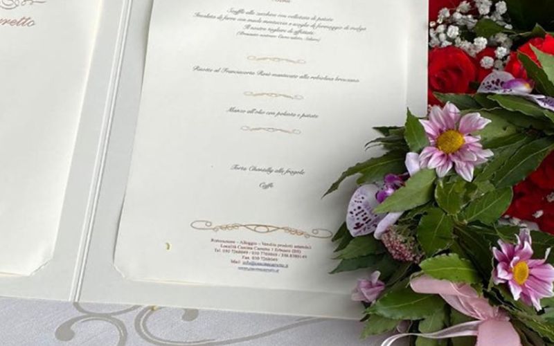 Menù festa di laurea