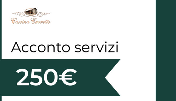 Acconto servizi
